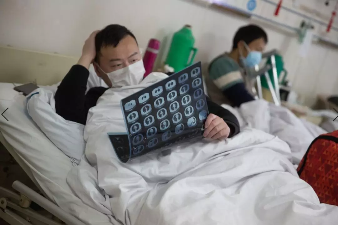 patient with CT scans